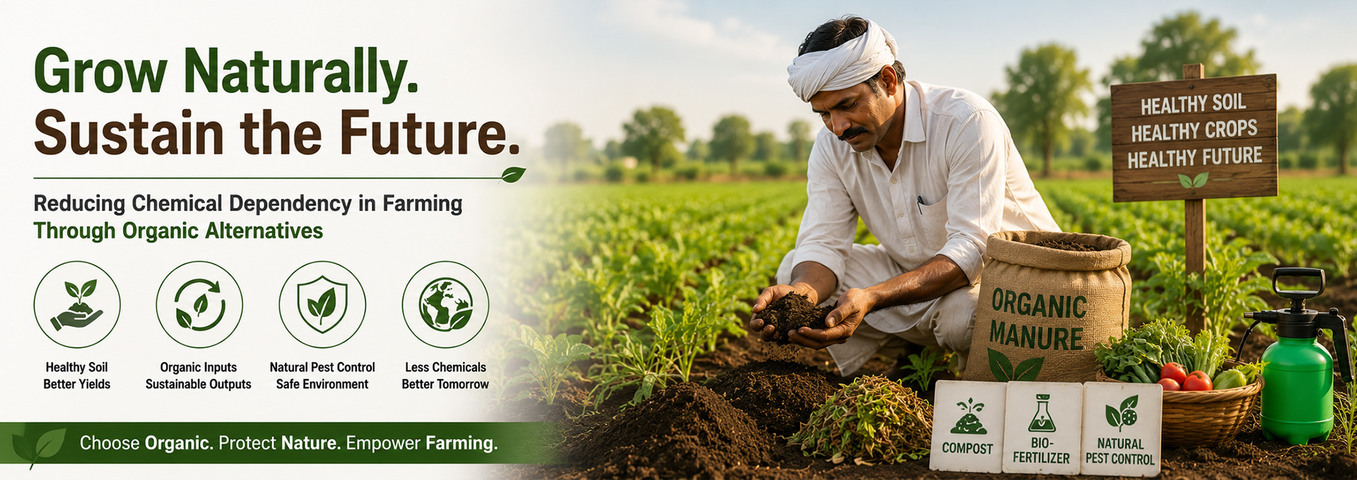 Reducing Chemical Dependency in Farming Through Organic Alternatives