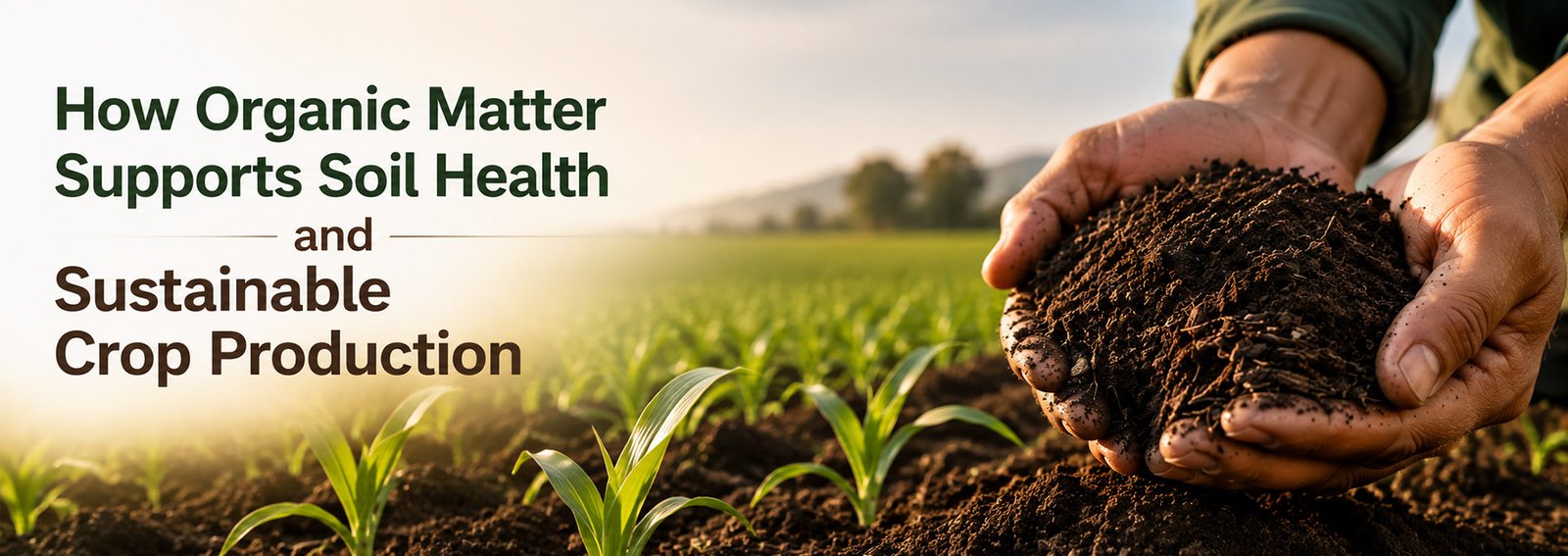 How Organic Matter Supports Soil Health and Sustainable Crop Production